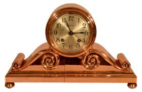 American Chelsea Clock Co. Tambour #2 In Copper