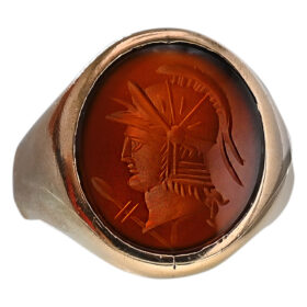Carnelian Intaglio Ring
