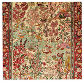 Exceptional Silk Landscape Carpet
