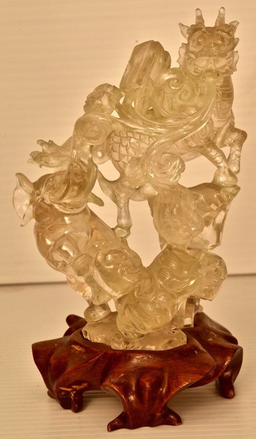 Chinese Quartz Crystal Carving Renaissance Antiques
