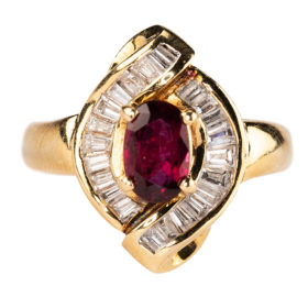 Ruby and Diamond Ring