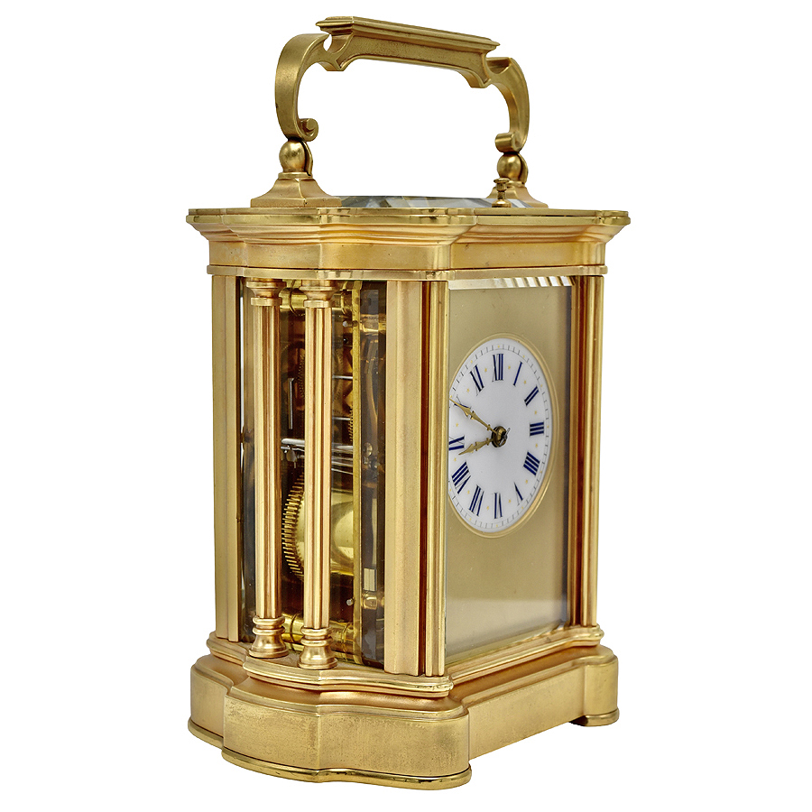 French Hour Repeater Carriage Clock Renaissance Antiques