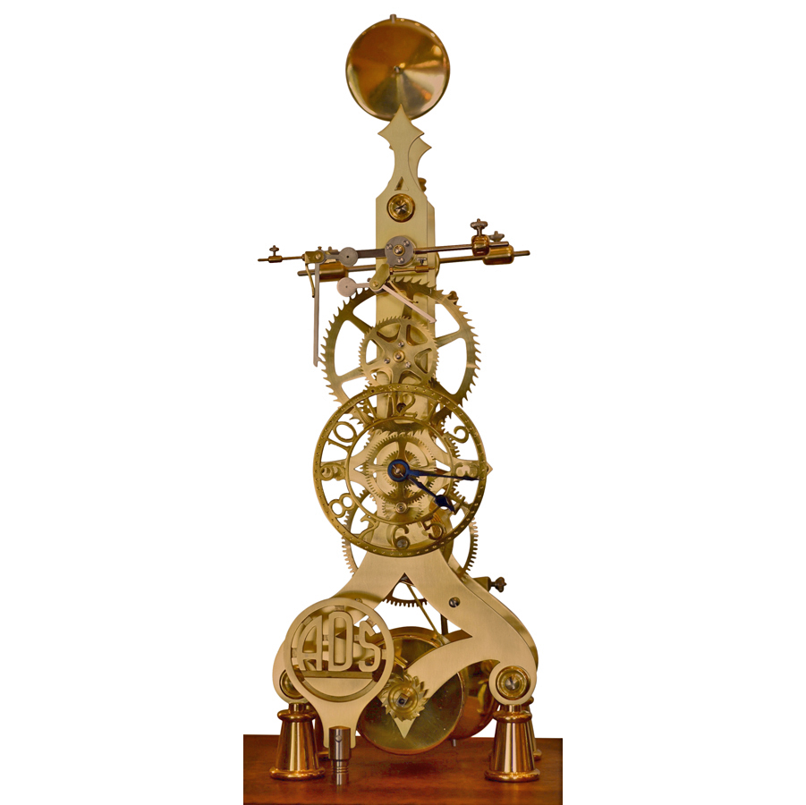 Escapement Skeleton Clock by Arthur D. Stump Renaissance