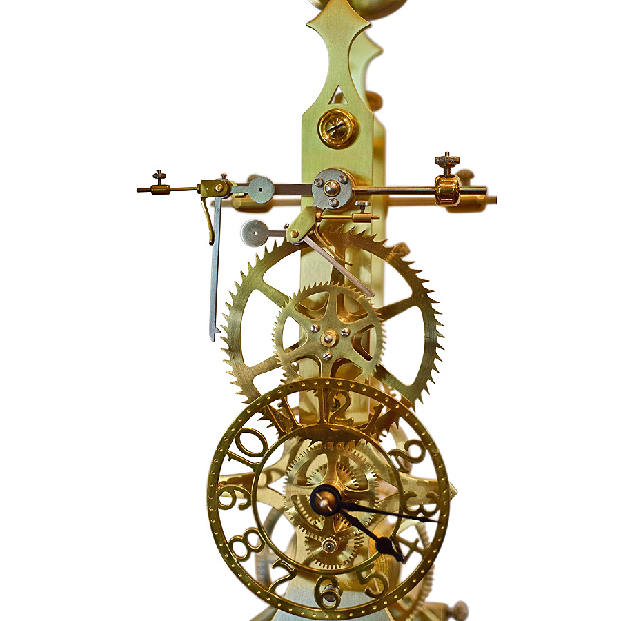 Escapement Skeleton Clock by Arthur D. Stump Renaissance