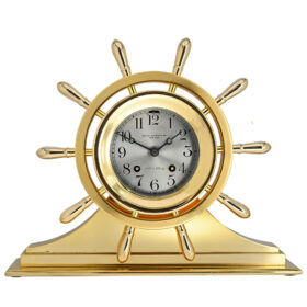 Ship's Wheel Clock by the Chelsea Clock Company of Boston