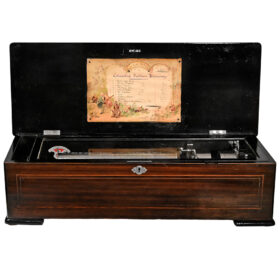 Swiss Cylinder Music Box with Sublime Harmony Arrangements