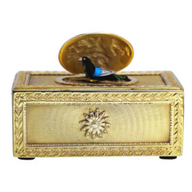French Singing Bird Box Automaton