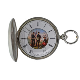 English Pocket Watch by M.J. Tobias of Liverpool Created for the American Market