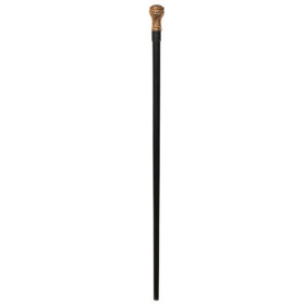 Walking Stick With Gold Filled Floral Presentation Handle