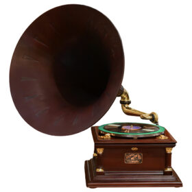 American Victor VI 78 RPM Spearpoint Horn Mahogany Phonograph