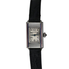 Elgin Art Deco White Gold Filled Art Deco Ladies Wristwatch