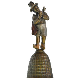 Contemporary "Magic Flute" Bronze Bell by Cheryl Ann Lorance