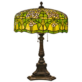 American Tiffany Style Table Lamp by Gorham