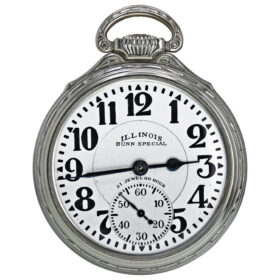 Illinois Bunn Special Railroad Pocket Watch