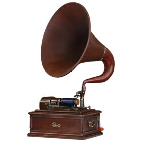 Rare Edison Opera Cylinder Phonograph with Cygnet Horn