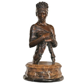 Bronze Semi-Nude of a Female Bust by Paul Lundberg, Artist’s Proof No. 1 of 12