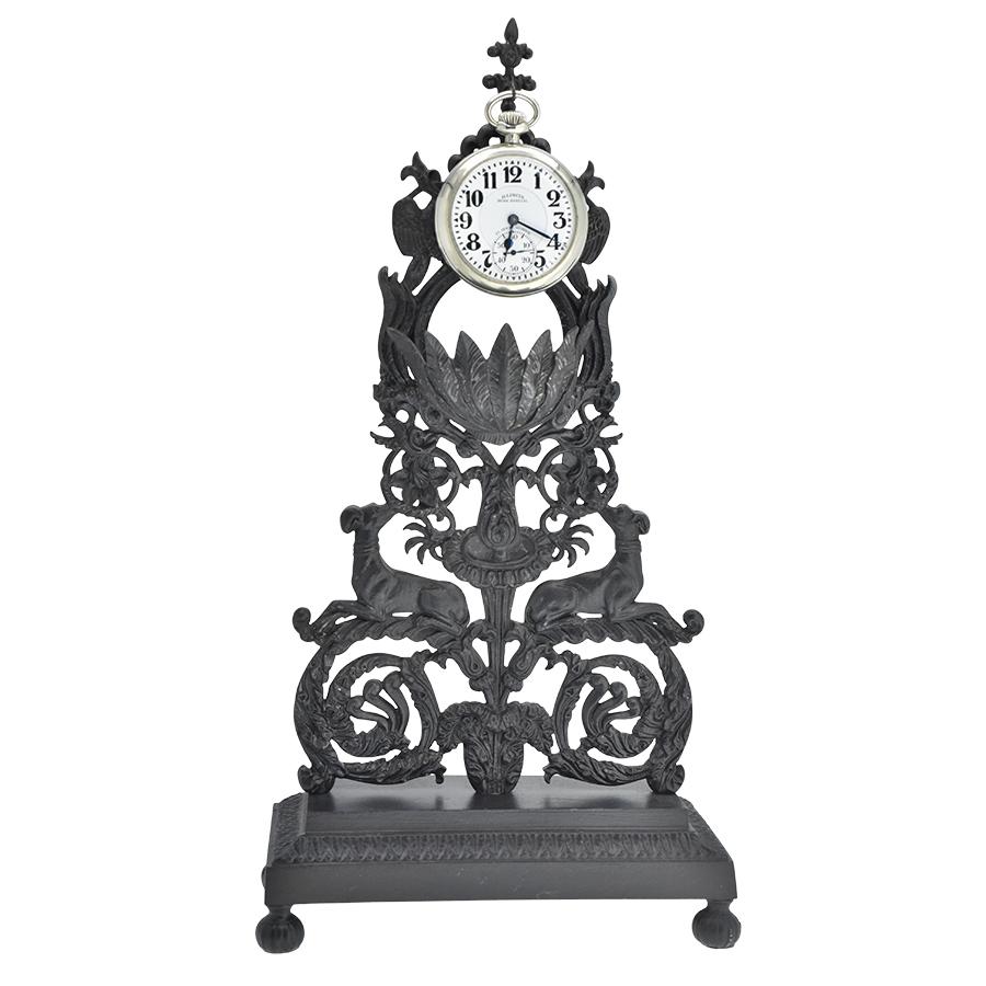 American Cast Iron Pocket Watch Holder Renaissance Antiques