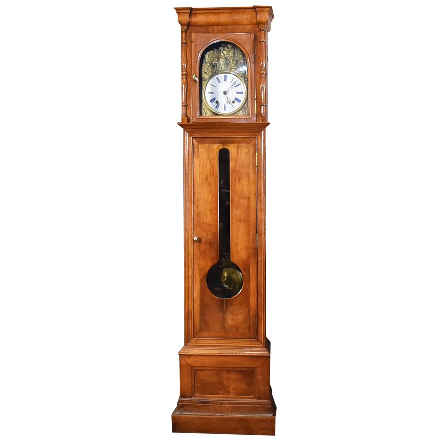 French Morbier Tall Case Clock Renaissance Antiques