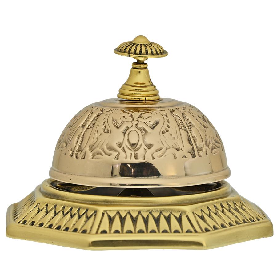 English Tap Top Hotel Bell - Renaissance Antiques