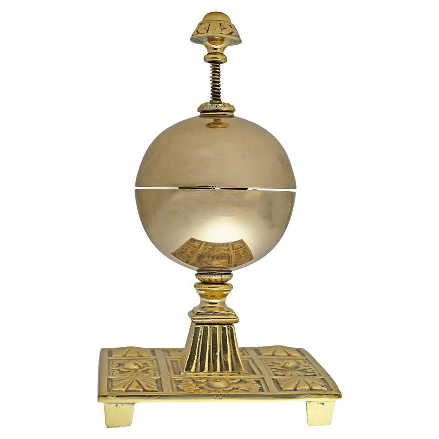 English Double Dome Hotel Bell - Renaissance Antiques