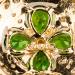 Four Leaf Clover Tsavorite Garnet Pendant