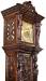 English Hand Carved Mahogany Monumental Hall Clock