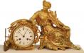  French Gilt Bronze Mantel Clock