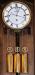 Austrian Oversize Serpentine Clock