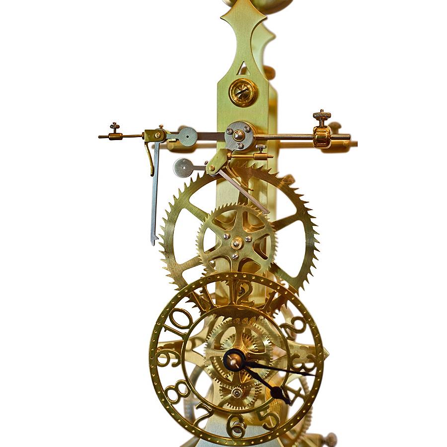 Escapement Skeleton Clock by Arthur D. Stump Renaissance