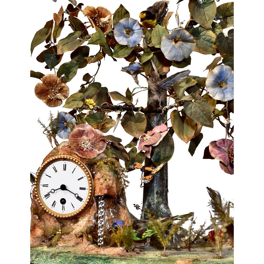 French Automaton Clock with Animated Birds - Renaissance Antiques
