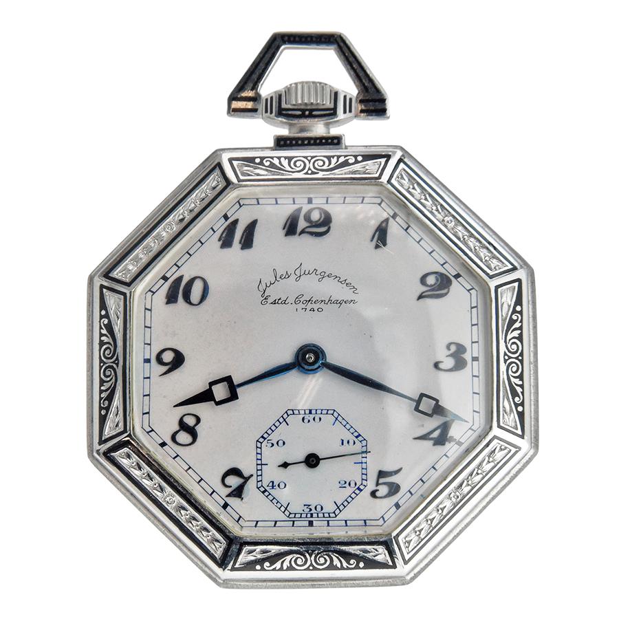 Jules Jurgensen High Grade Octagonal Pocket Watch Renaissance Antiques