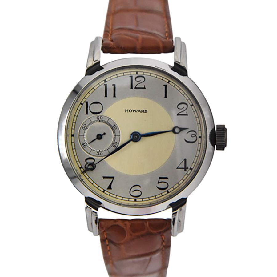 Pocket Watch Conversion Wristwatch By Howard Renaissance Antiques